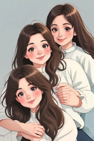 three monkeys  👻👻
