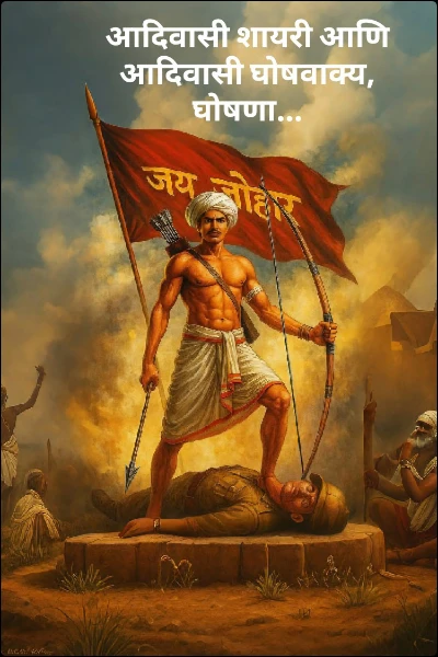 आदिवासी शायरी आणि आदिवासी घोषवाक्य, घोषणा...