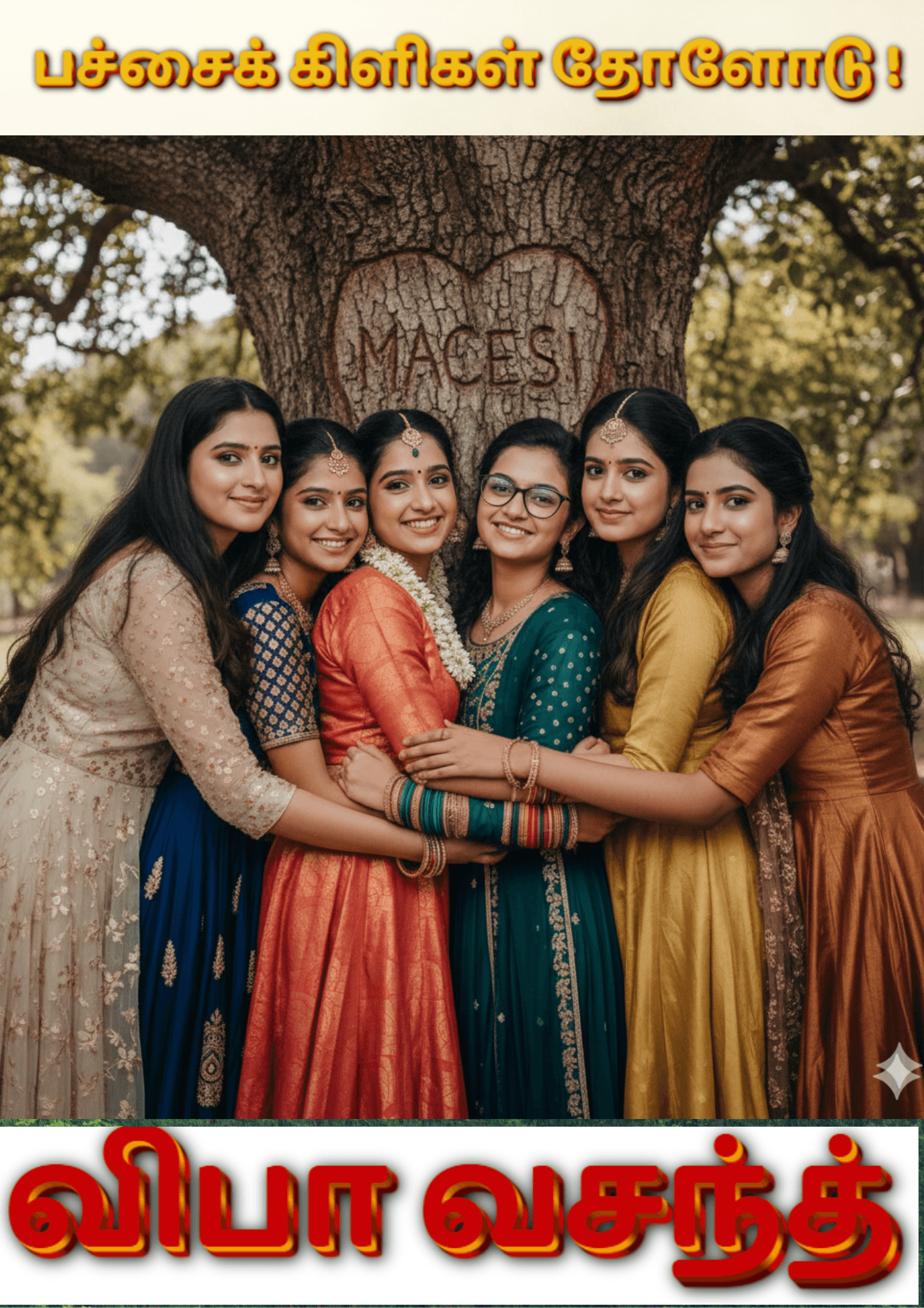 பச்சைக் கிளிகள் தோளோடு !