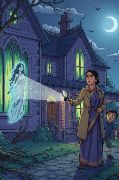 1) मितिन मासी – सुचित्रा भट्टाचार्य  "जोनाथन के घर का भूत"