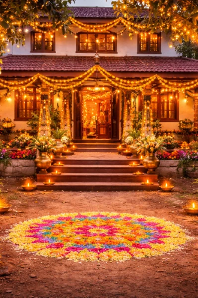 सणाच्या सकाळी