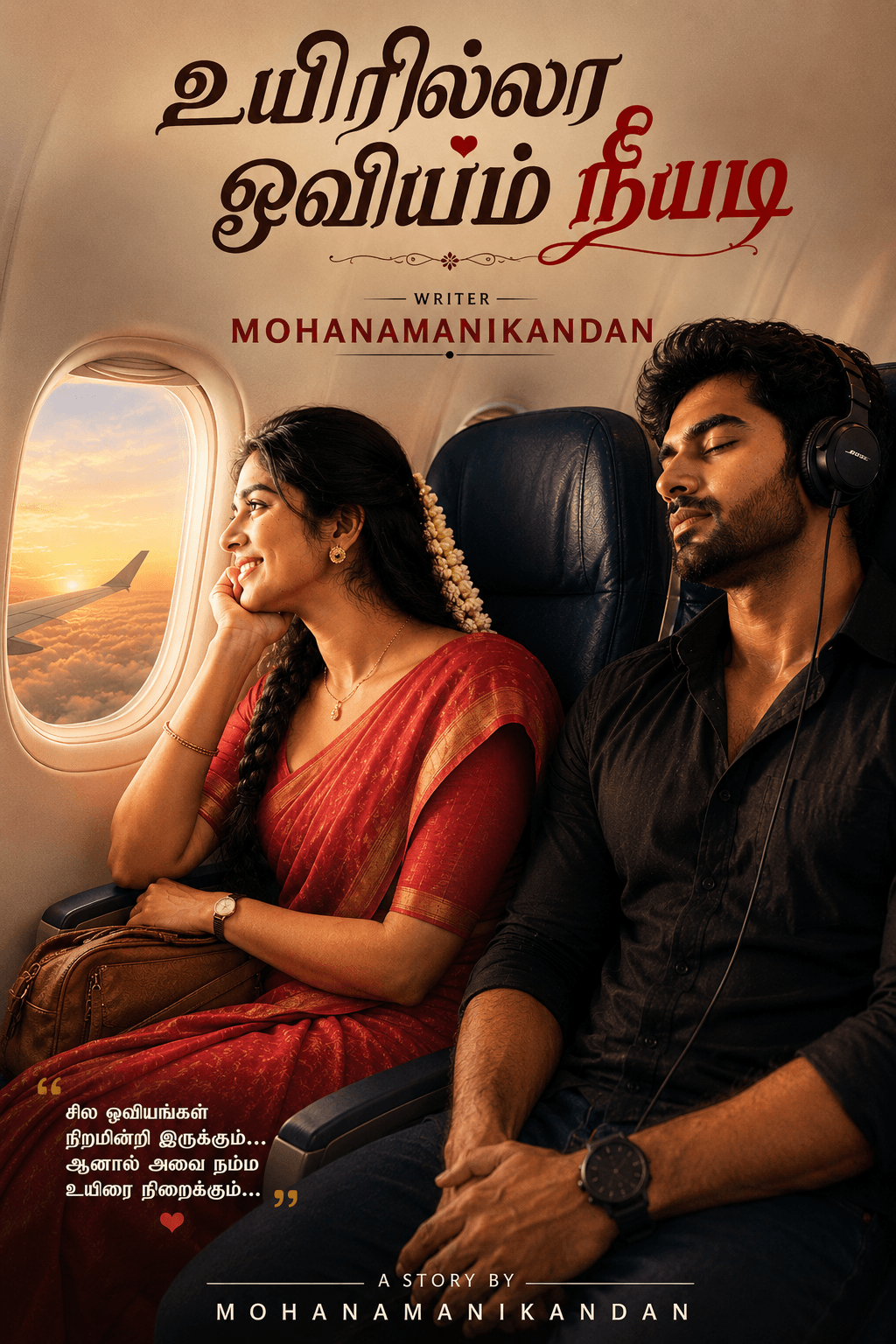 ( 20 episodes short story here) 
உயிரில்லா ஓவியம் நீயடி