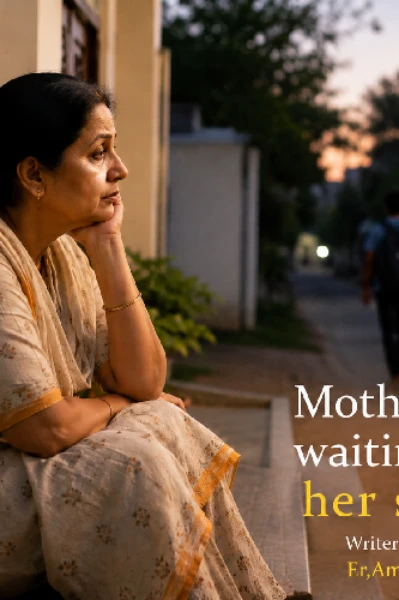 "Mother is waiting for her son ,"।               Er, Ambuj Kumar singh ।     १४  Jun  २०२६