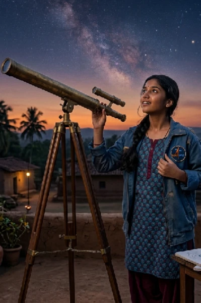 ମହାକାଶର ଗେଲ୍ହି ଝିଅ