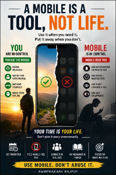 Mobile is a tool , not life