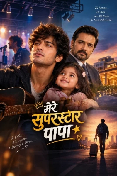 Mere superstar papa....🎸🎼