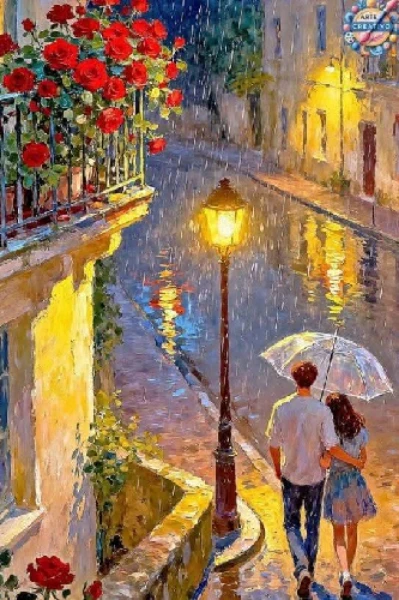 শহর জুড়ে বৃষ্টি