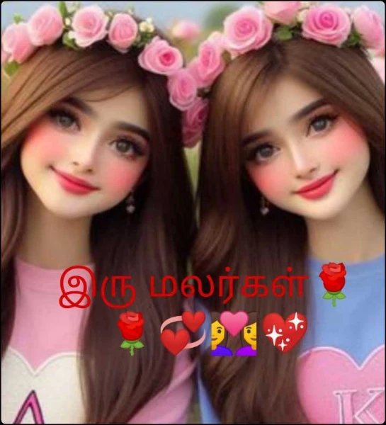 இரு மலர்கள்🌹🌹💞👩‍❤️‍👩💖