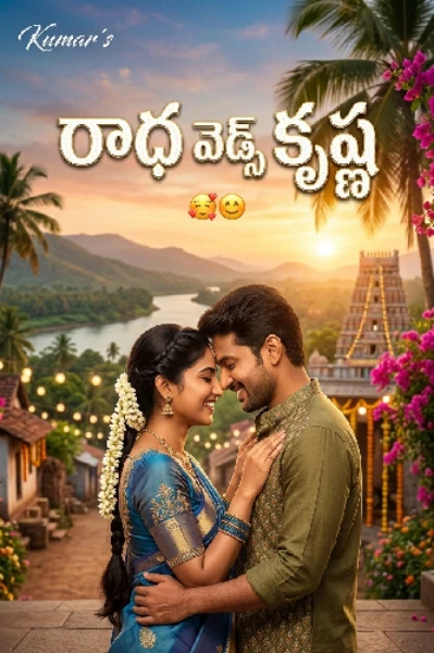 రాధ  🥰❤️   వెడ్స్     కృష్ణ 😘😍