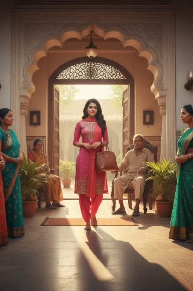 शहर से आई देवरानी।