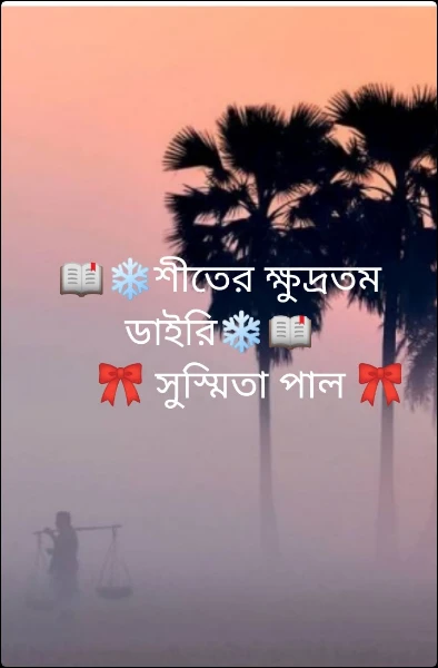 📖❄️শীতের ক্ষুদ্রতম ডাইরি❄️📖