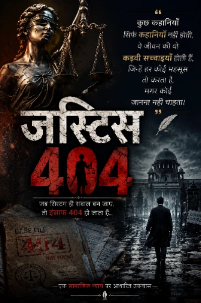 जस्टिस 404
हैक्ड सिस्टम, करप्ट जस्टिस, मैनिपुलेटेड ट्रुथ!