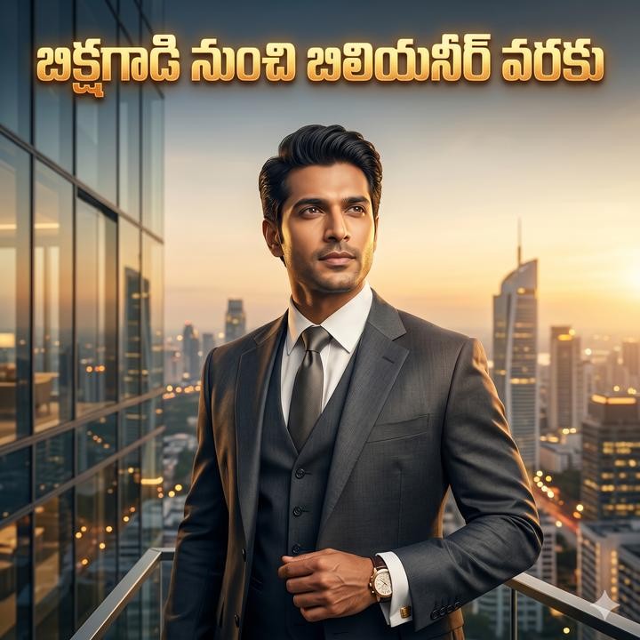 బిక్షగాడి నుంచి బిలియనీర్ వరకు