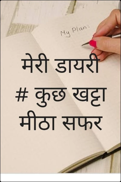 मेरी डायरी # कुछ खट्टा मीठा सफर