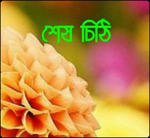 শেষ চিঠি