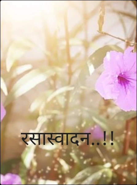 रसास्वादन..!!
