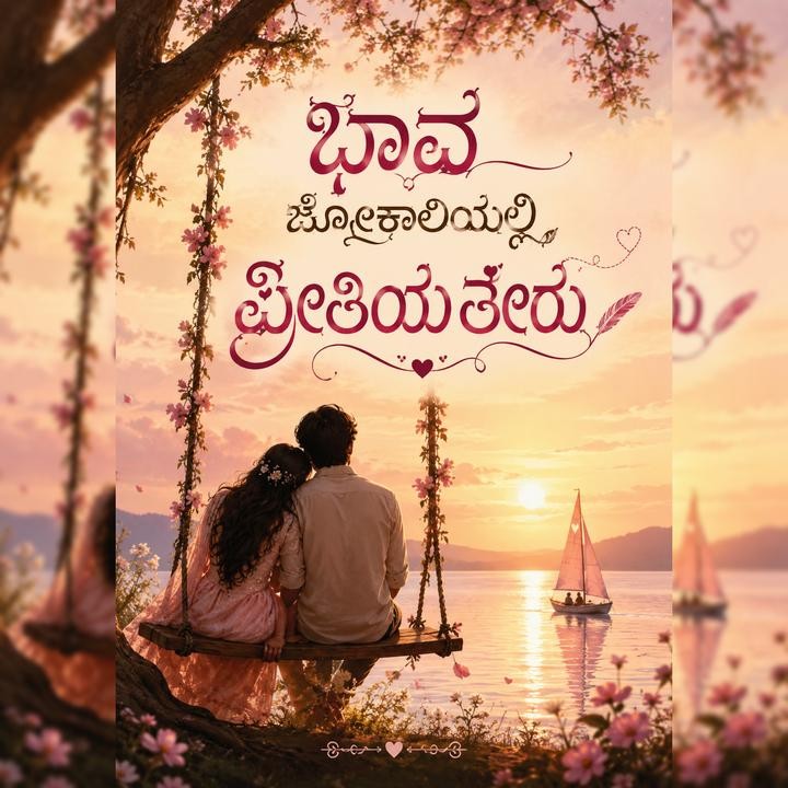 ಭಾವ ಜೋಕಾಲಿಯಲ್ಲಿ ಪ್ರೀತಿಯ ತೇರು  ❤️( ಸಮಗ್ರ )