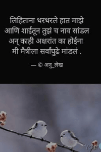 प्रेमापलीकडील मैत्री