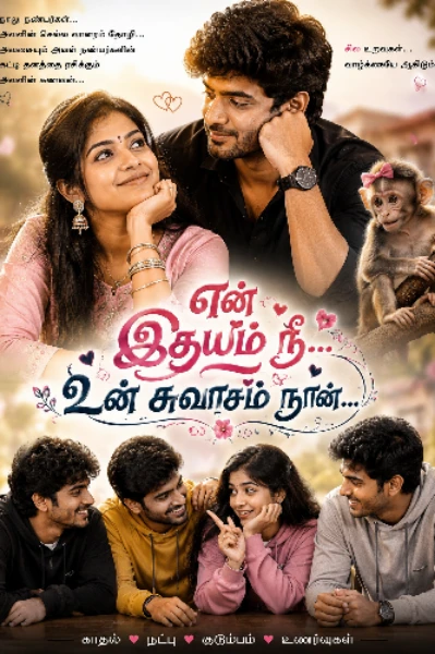 (முடிந்தது)என் இதயம்  நீ 
உன் சுவாசம் நான் 💕