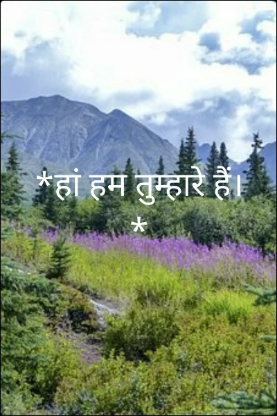 *हां हम तुम्हारे हैं। *(  "कैटेगरी "प्यार की एक अनोखी कहानी ) समझौते का प्यार