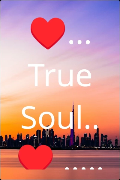 ♥️...True Soul.. ♥️ ..... पार्ट 1